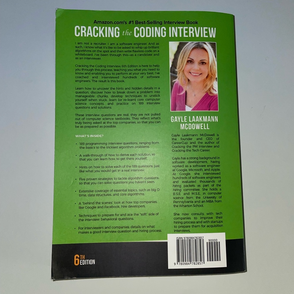 Cracking the coding interview - Picture 2 of 2